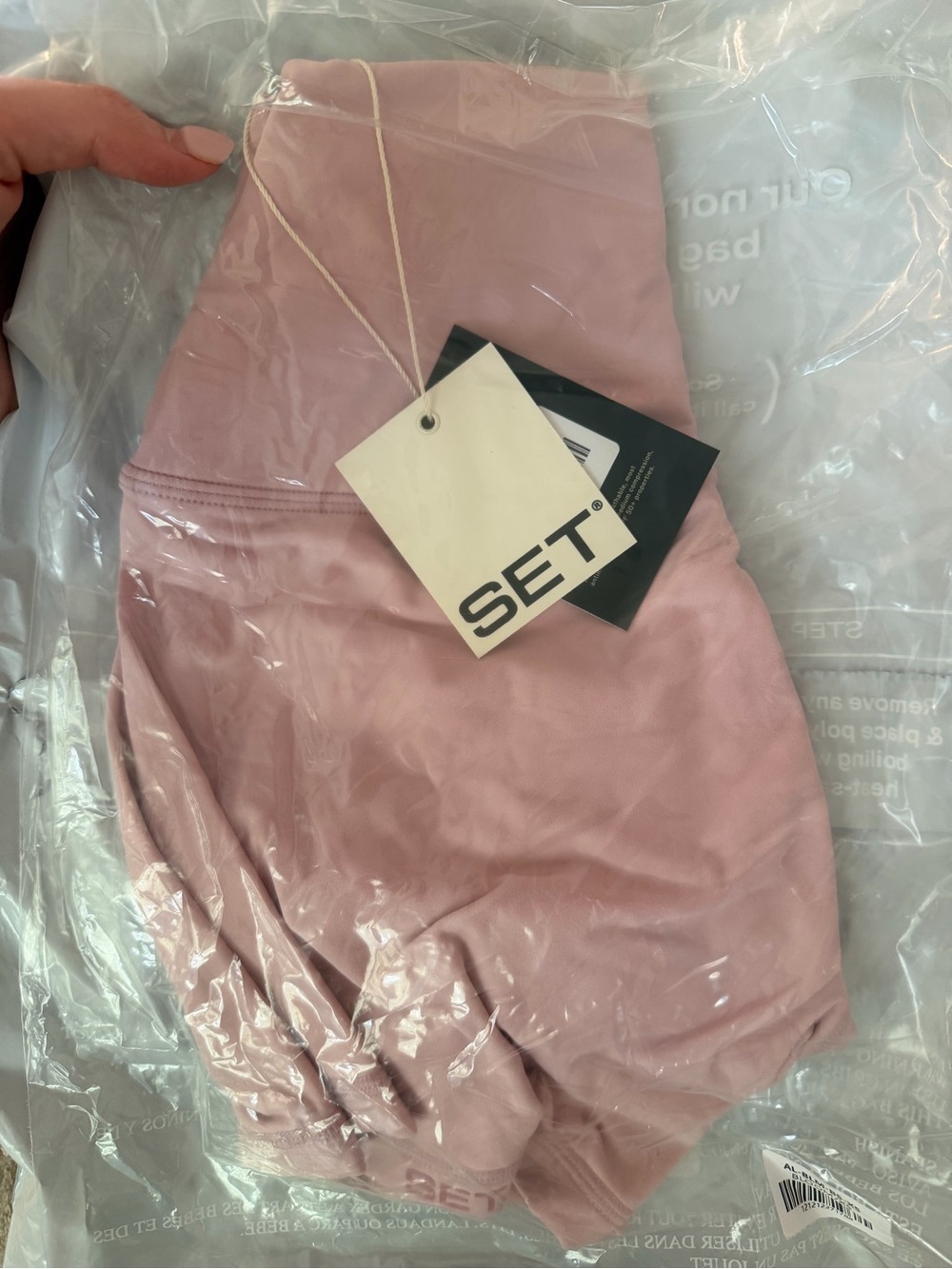SET Active breathe shorts in bloom XS